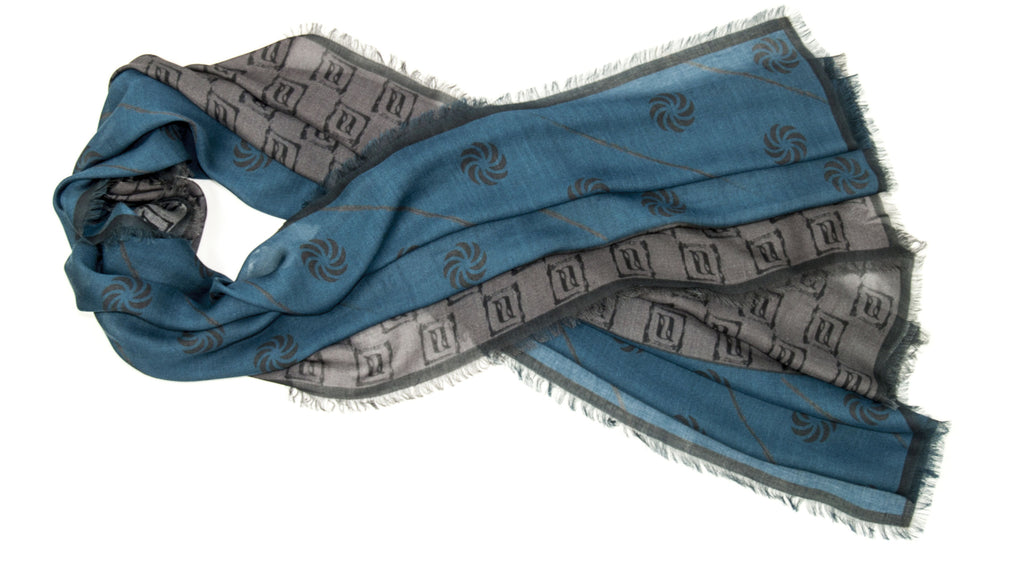 Eternity Blue Unisex Scarf - Anet's Collection