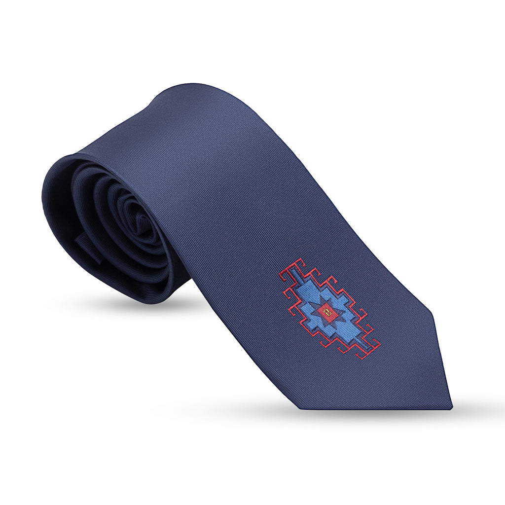 Single Rug Design Silk Neck tie - Anet's Collection
