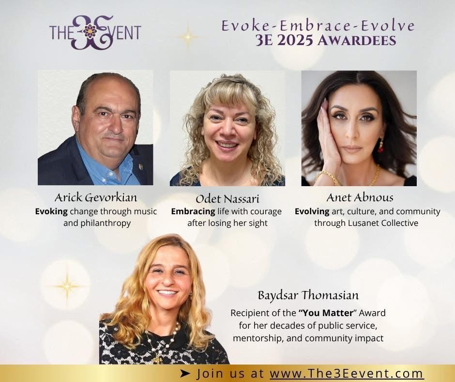 Anet Abnous Honored at The 3E Event 2025: A Celebration of Evolution, Culture, and Community