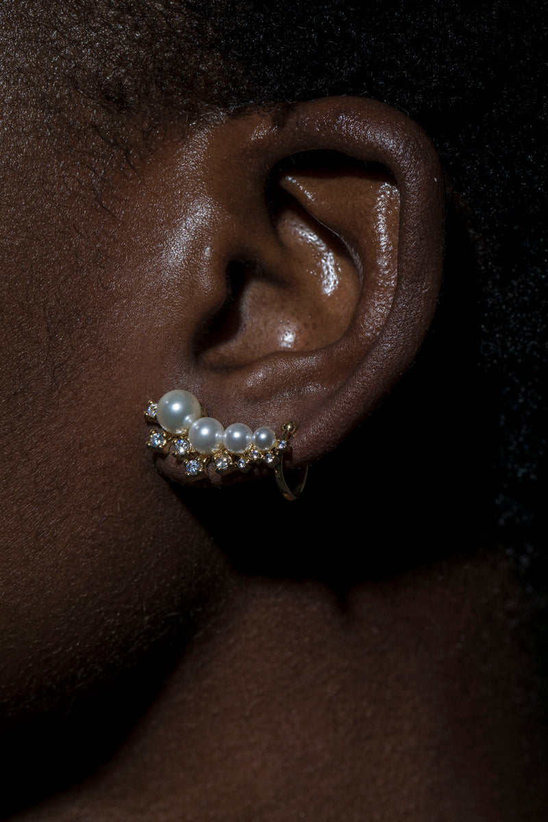 Ray of Sunshine Pearl Earrings- Anetscollection – Anet's Collection LLC