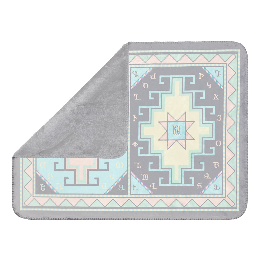 Armenian Alphabet Unisex Baby Blanket - Anet's Collection