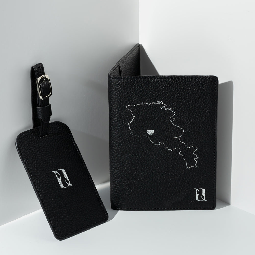 Love Armenia Passport Holder & Luggage Tag Travel gift Set - Anet's Collection