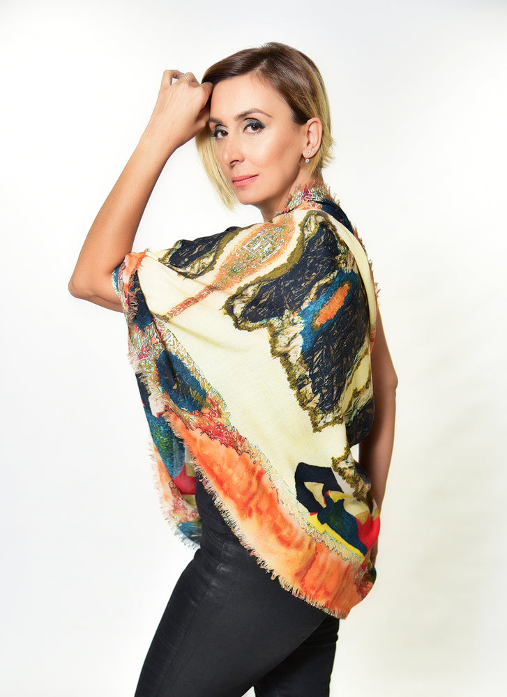 "The Lady in Peridome" Scarf - Anet's Collection