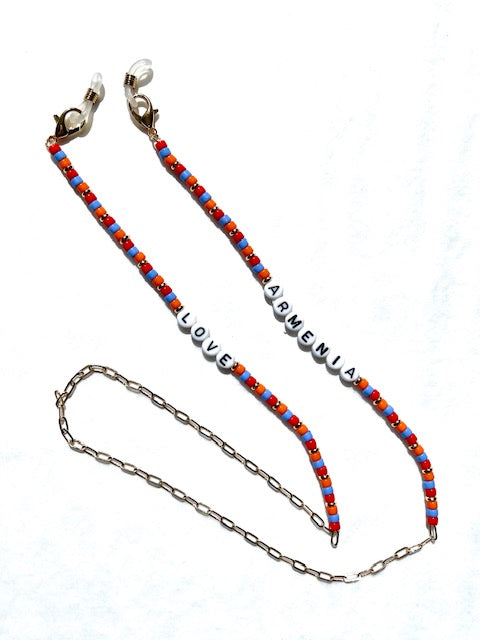 Love Armenia Eyeglass- Mask Chain - Anet's Collection