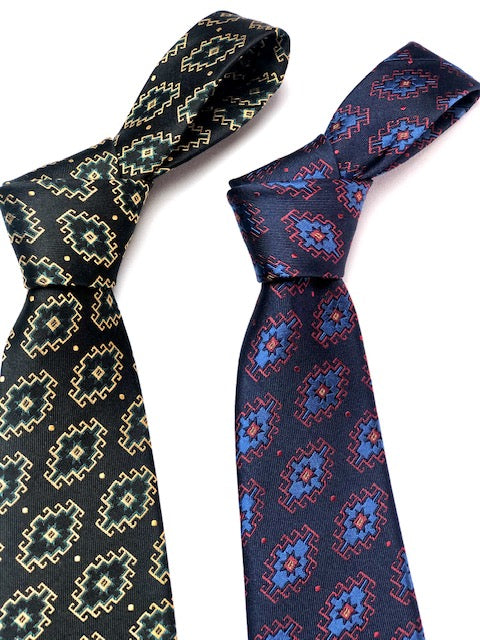 Armenian Rug  Silk Neck tie - Anet's Collection