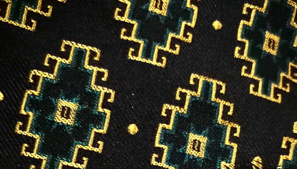 Armenian Rug  Silk Neck tie - Anet's Collection